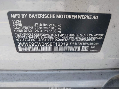 3MW69CW04S8F18319 - 2025 Bmw 3 series 330i